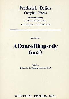 A Dance Rhapsody No.1 Score