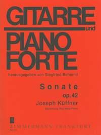 Sonate Op. 42 Pour Guitare Et Piano