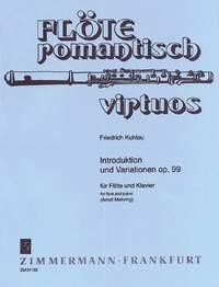 Introduction Et Variations Op. 99 Pour Flûte Et Piano