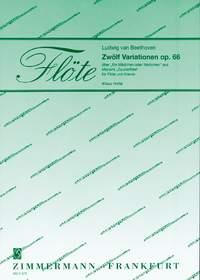 12 Variations Sur Op. 66 Pour Flûte Et Piano