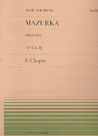 Mazurka Op. 68/2