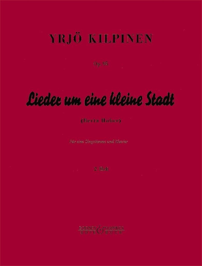 Lieder Um Eine Kleine Stadt Op. 95 Heft 1
