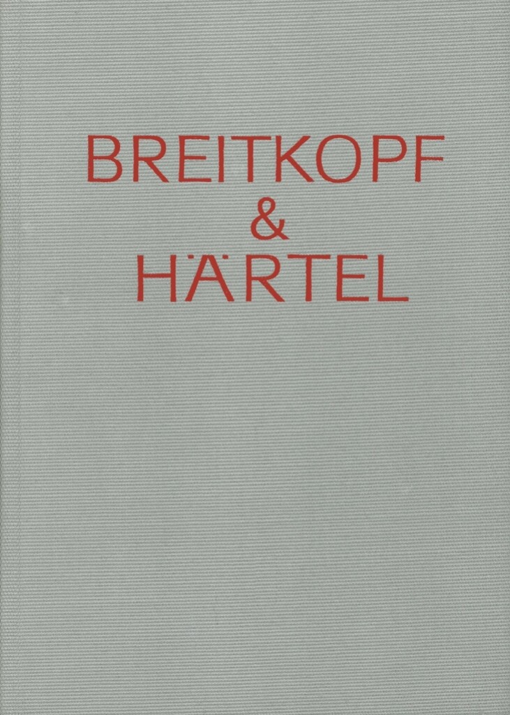 Breitkopf And Härtel 1918-1968