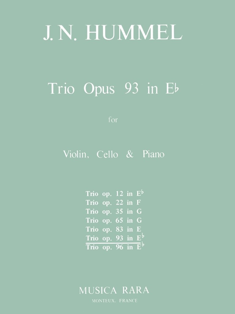 Klaviertrio Es-Dur Op. 93