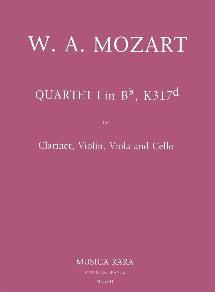 Quartett Nr. 1 B Nach Kv 317D