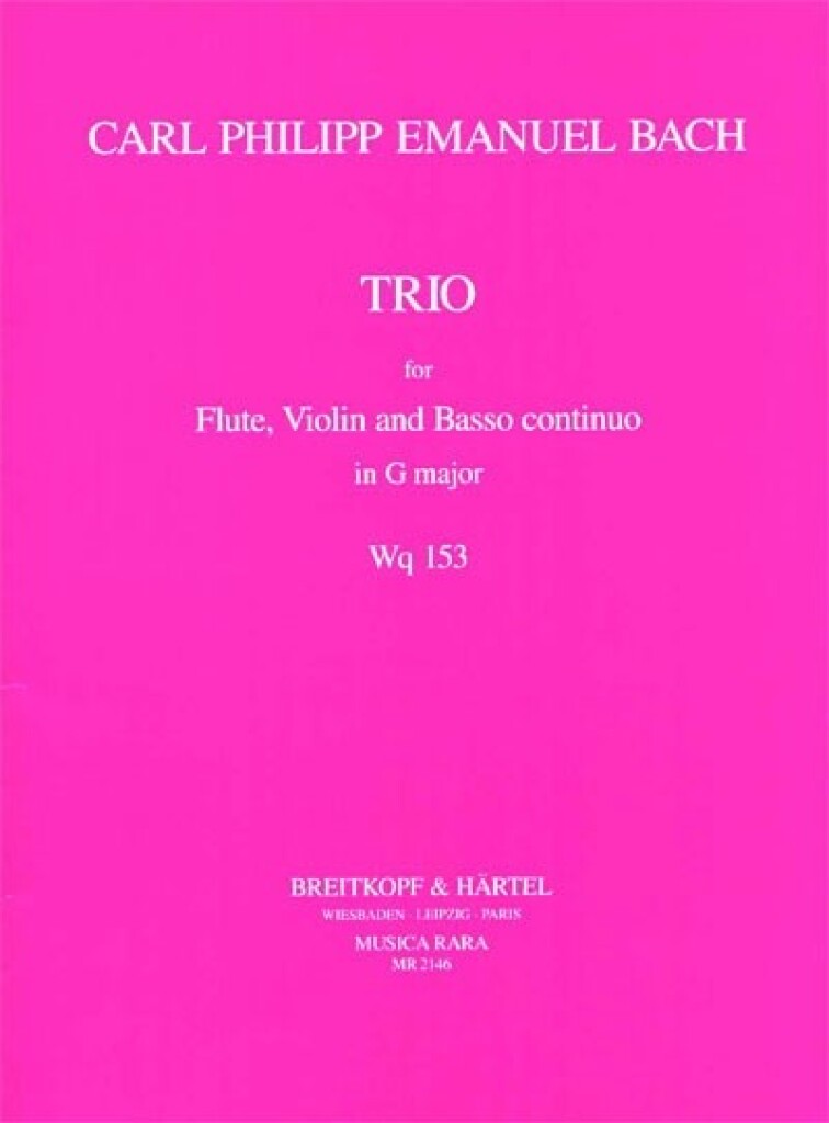 Triosonate In G Wq 153