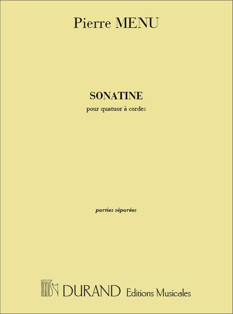 Sonatine Poche (Quatuor A Cordes