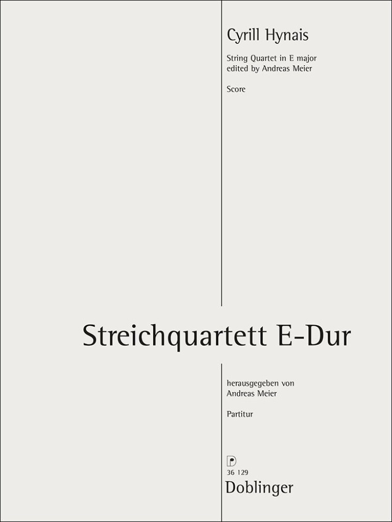 Streichquartett E-Dur (1895) (HYNAIS CYRILL)