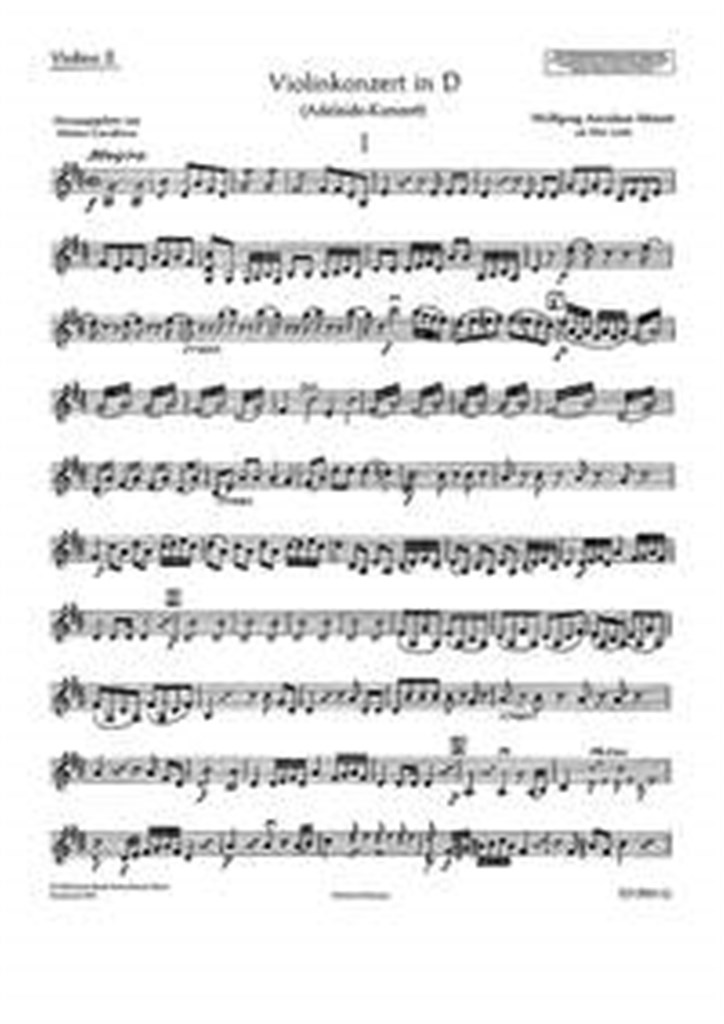 Concerto D Major Kv Anh. 294A