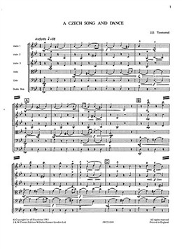 Playstrings Moderately Easu Czech Song And Dance Score