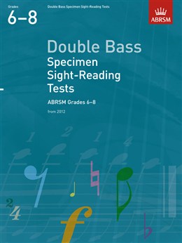 Sight - Reading Tests Bass Gr 6 - 8 - New