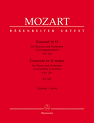 Konzert In D Für Klavier Und Orchester 'Krönungskonzert' 'Nr. 26'