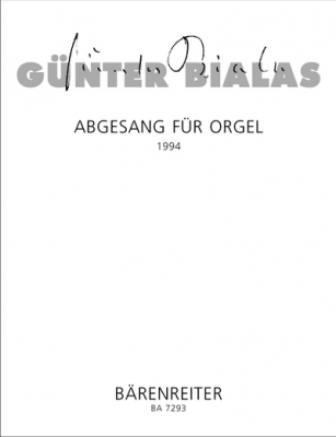 Abgesang Für Orgel Nach 'Lamento Di Orlando' Für Orchester (1994)