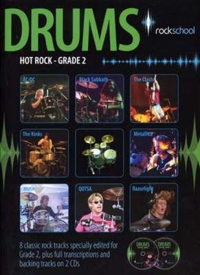Rockschool Drums Hot Rock Grade 2 2 Cd's