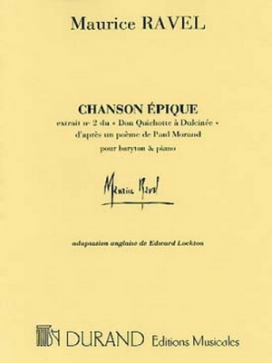 Chanson Epique Baryton/Piano (Ton Original