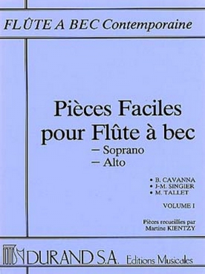 Pieces Faciles V1 Flûte A Bec