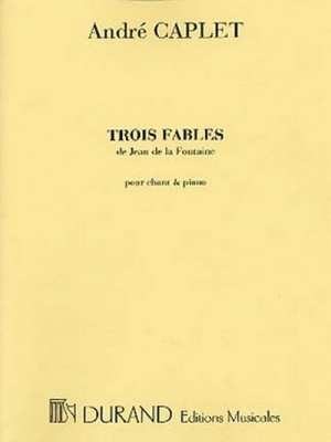 3 Fables De Jean De La Fontaine Mezzo/Piano