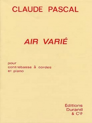 Air Varie Contrebasse/Piano