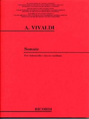 9 Sonate Per Violoncello E Basso Continuo F. XIV N. 1-9