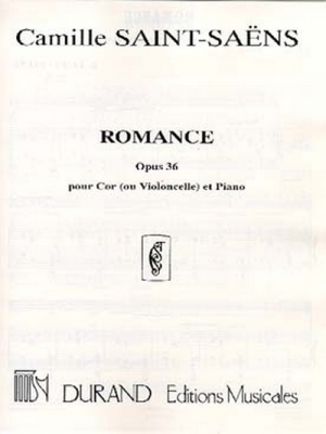 Romance Op. 36 Pour Cor (Ou Violoncelle Et Piano)