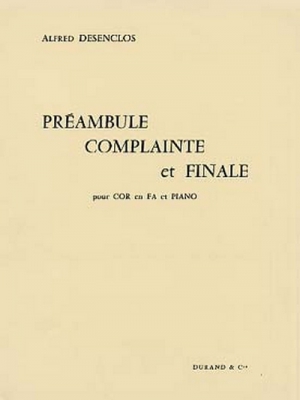Preambule...Cor/Piano