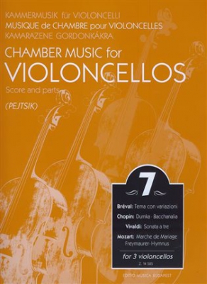 Chamber Music Forvioloncellos 7 For 3 Violoncellos - Score And Parts