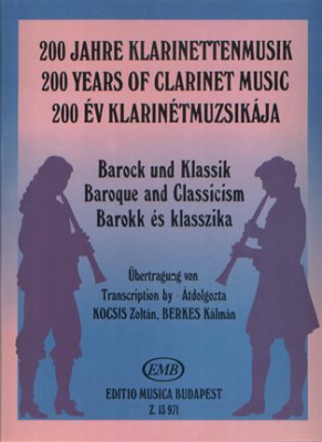 Baroque And Classicism Clarinet And Piano