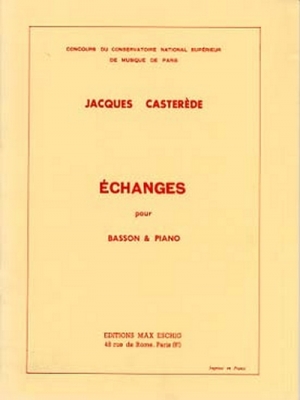 Echanges Basson/Piano
