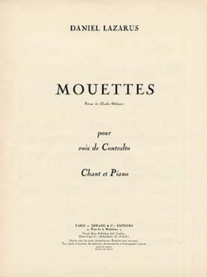 Mouettes Chant/Piano