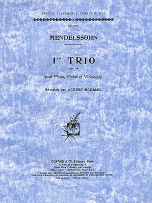 Trio N 1 Op. 49 Violon/Vlc/Piano