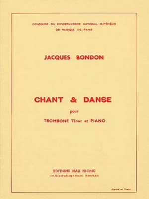 Chant And Danse Trb/Piano