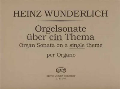Organ Sonata On A Single Theme Organ
