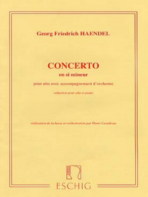 Concerto En Si Mineur Pour Alto Et Piano (Casadesus)