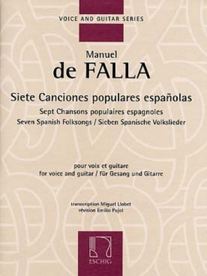 7 Canciones Populares Espanolas Pour Voix Et Guitare