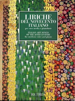 Liriche Del Novecento Italiano Per Voce Media E Pianoforte