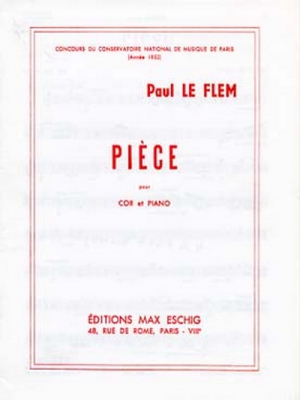 Piece Cor/Piano