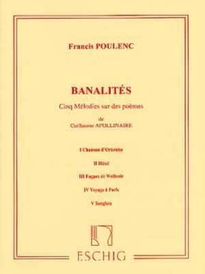 Banalites Chant/Piano