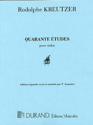 40 Etudes Ed Originale Revue Et Annotee Par P. Lemaitre
