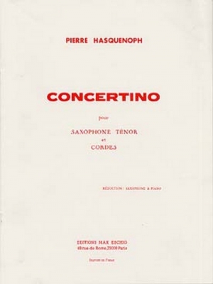 Concertino Op. 34 Per Sax Ten Sib/Piano