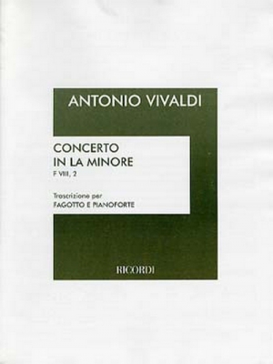 Concerto In La Minore, Per Fagotto, Archi E Cembalo F VIII N. 2 - Rv 498
