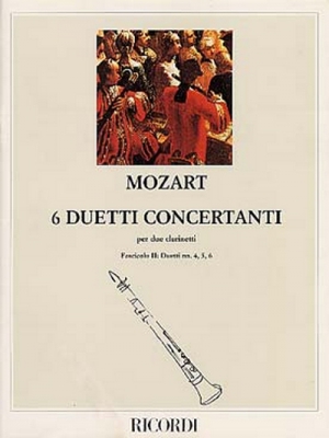 6 Duetti Concertanti Per 2 Cl.: Fasc.II: Duetti N.4, 5, 6