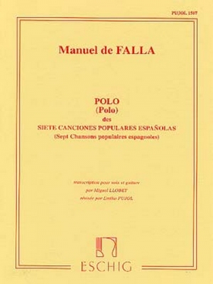 7 Canciones Populares Espanolas N 7 Polo Pujol 1507