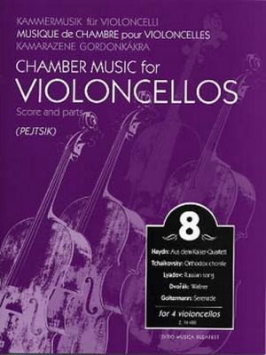 Chamber Music Forvioloncellos 8 For4 Violoncellos - Score And Parts