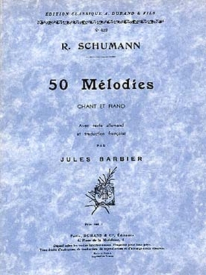 50 Melodies Chant/Piano (Amours Poete/Amour Femme/Etc