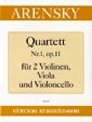 String Quartet Op. 11 #1