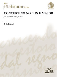 Concertino No1 En Fa Majeur / Breval - Clarinette Et Piano