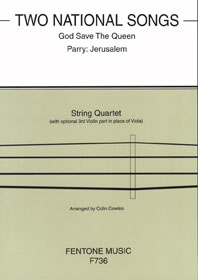 God Save The Queen - Jerusalem / Traditionnel, Parry - Quatuor A Cordes