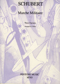 Marche Militaire / Schubert - Trio De Clarinettes