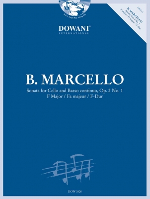 Sonata Op. 2 No 1, Rv 43 In F Major / B. Marcello - Vc/Bc