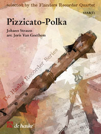 Pizzicato - Polka / J.Strauss, Arr. J. Goethem - Quatuor De Flûtes A Bec Ssab (T)